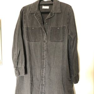 Madewell Black Denim Dress